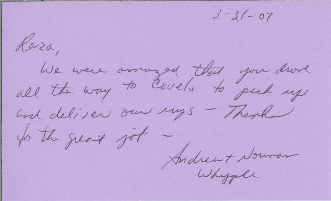 Archived customer comment 6