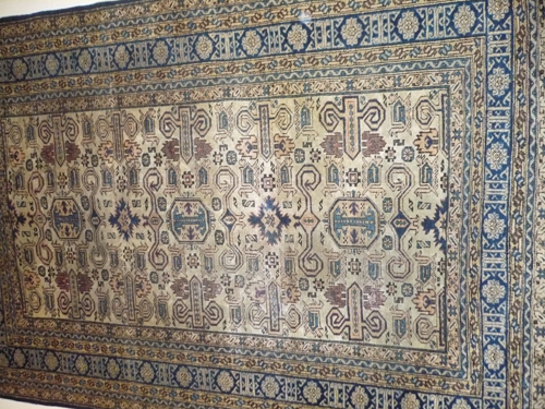 Oriental rug after detailed restoration