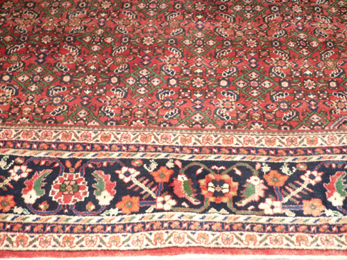 Completed rug corner restoration